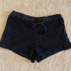 Black Topshop shorts
